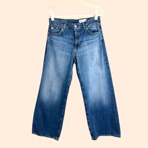 AG Adriano Goldschmied Saige Wide Crop Jeans